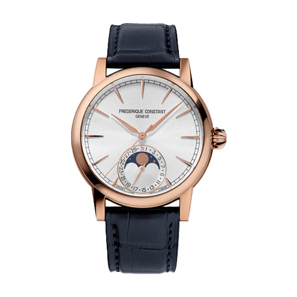 Frederique Constant FC-716S3H9 Swiss Automatic Movement Elegant Design Sapphire Crystal Leather Strap