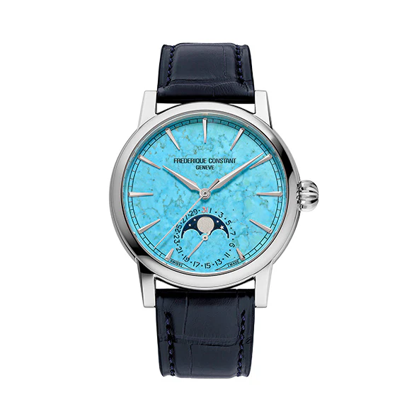Frederique Constant FC-716S3H9 Swiss Automatic Movement Elegant Design Sapphire Crystal Leather Strap - Image 4