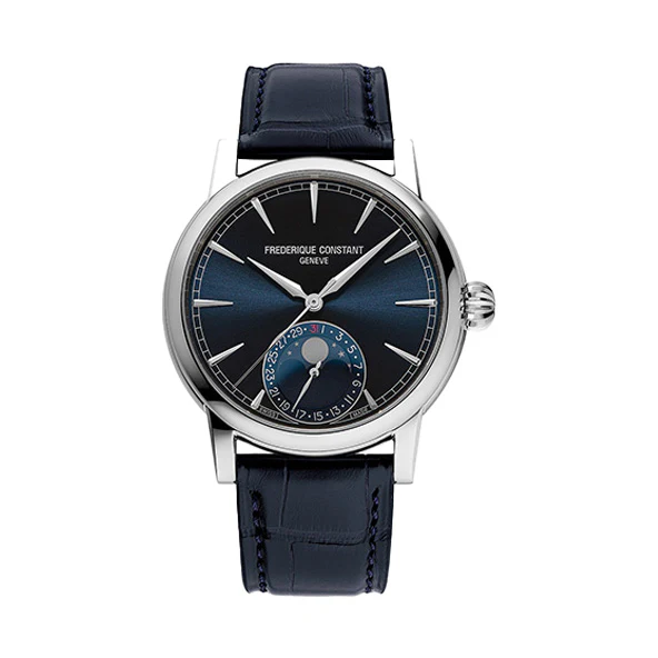 Frederique Constant FC-716S3H9 Swiss Automatic Movement Elegant Design Sapphire Crystal Leather Strap - Image 6