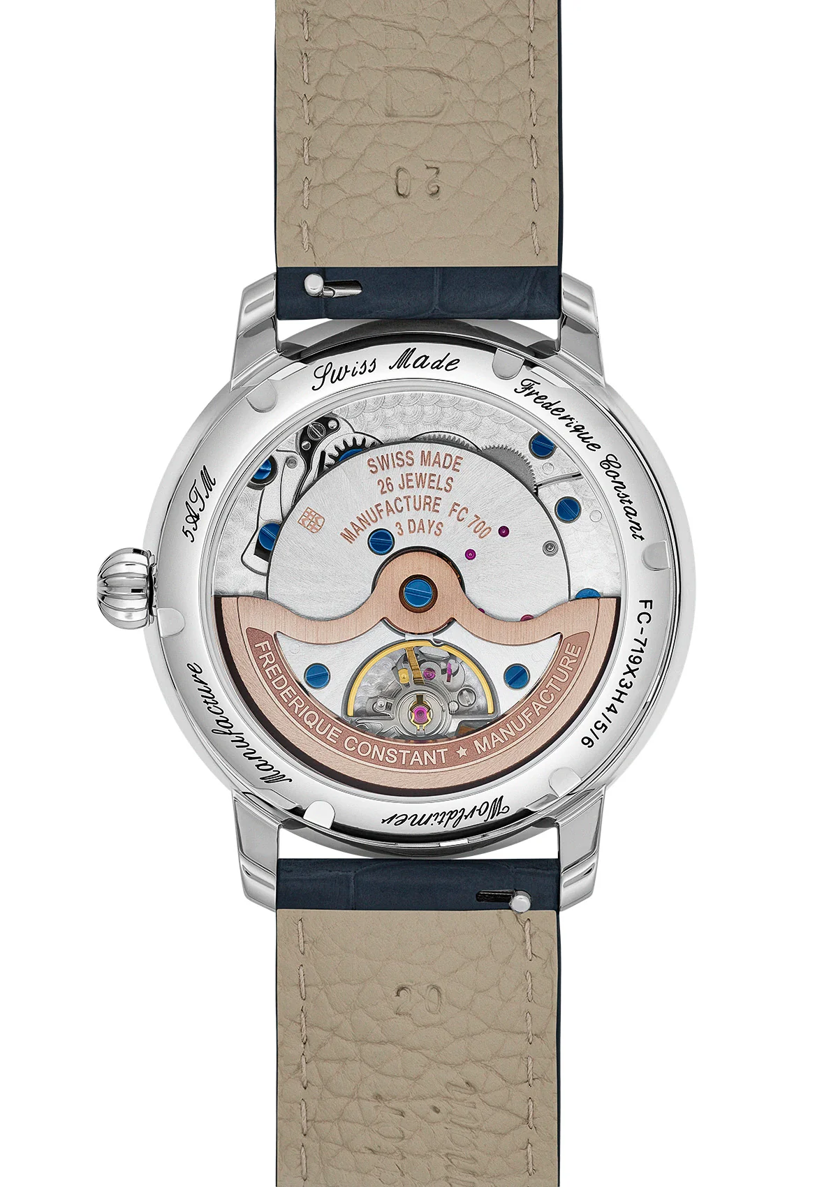 Frederique Constant Classics FC-719BLW3H6 Automatic 40.5mm Men’s Unisex Watch - Image 2