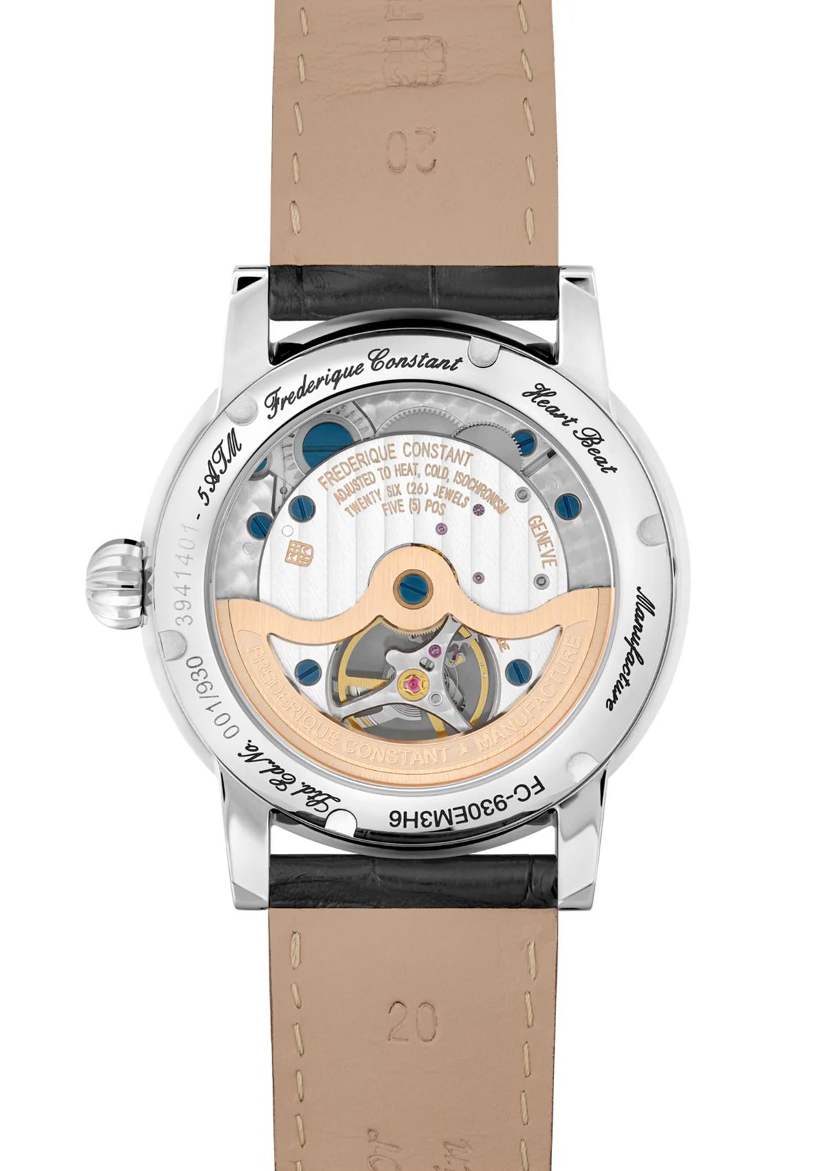 Frederique Constant Classics FC-930EM3H6 Automatic 39mm Men's Unisex Watch - Image 3