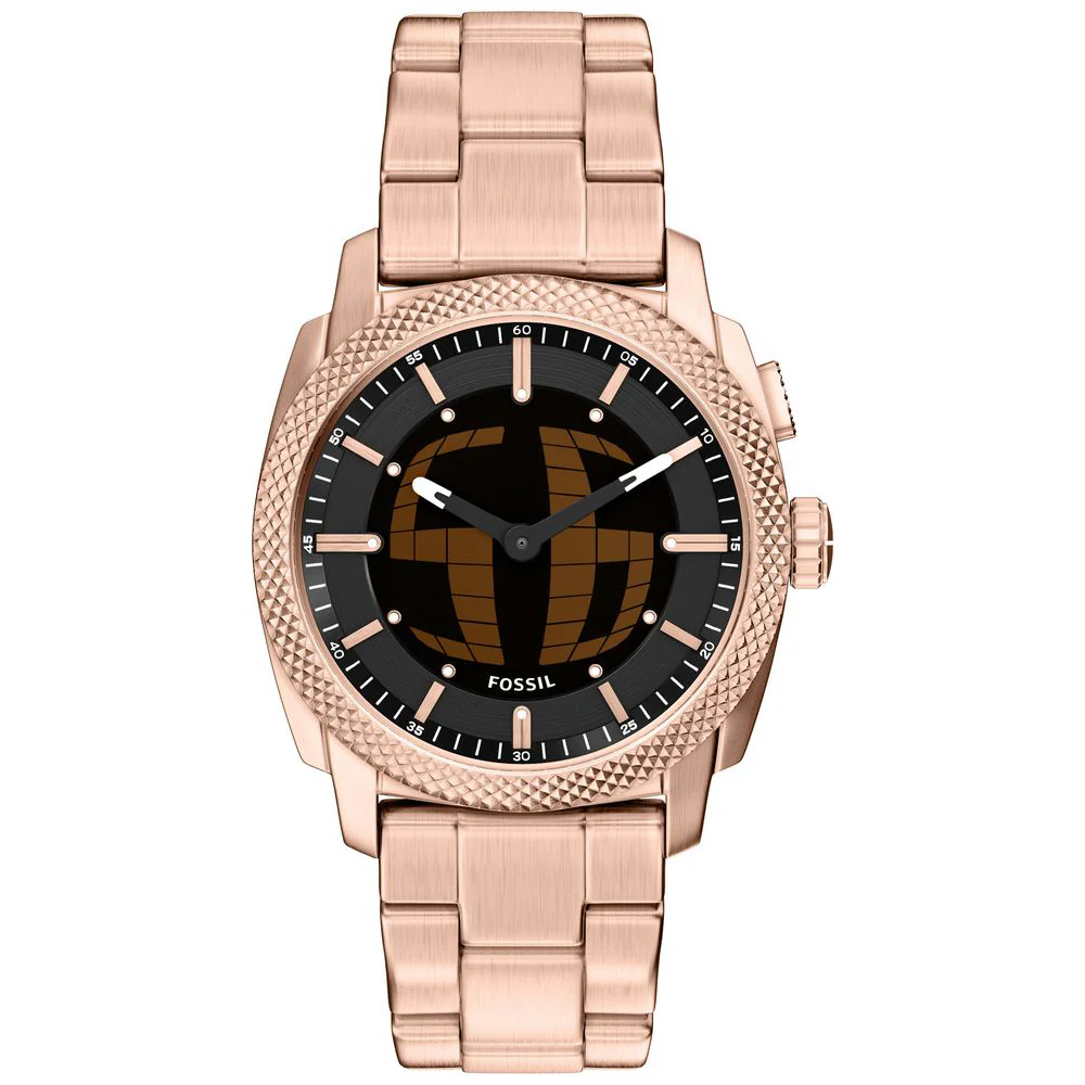 FS6158 FOSSIL Machine Stainless Steel Chronograph Water Resistant Modern Design 50mm Case