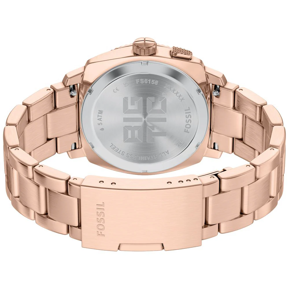 FS6158 FOSSIL Machine Stainless Steel Chronograph Water Resistant Modern Design 50mm Case - Image 5