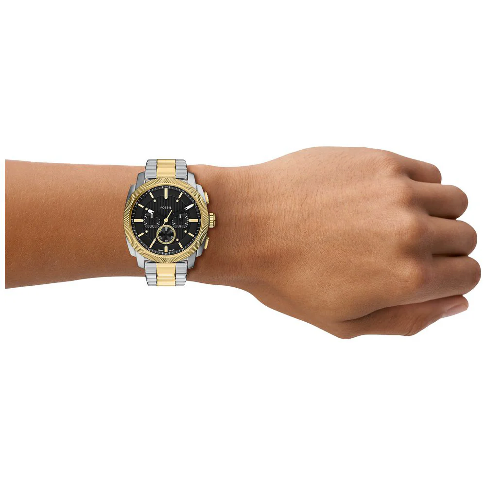 FS6159 FOSSIL Machine Stylish Chronograph Water-Resistant Stainless Steel Modern Design - Image 5