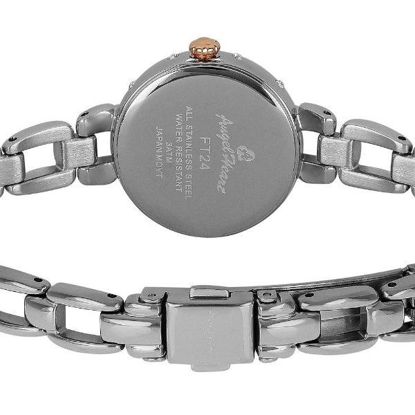FT24SP Flowery Time Silver Watch 1-Year Warranty Elegant Design Water Resistant Stylish Accessory - Image 3