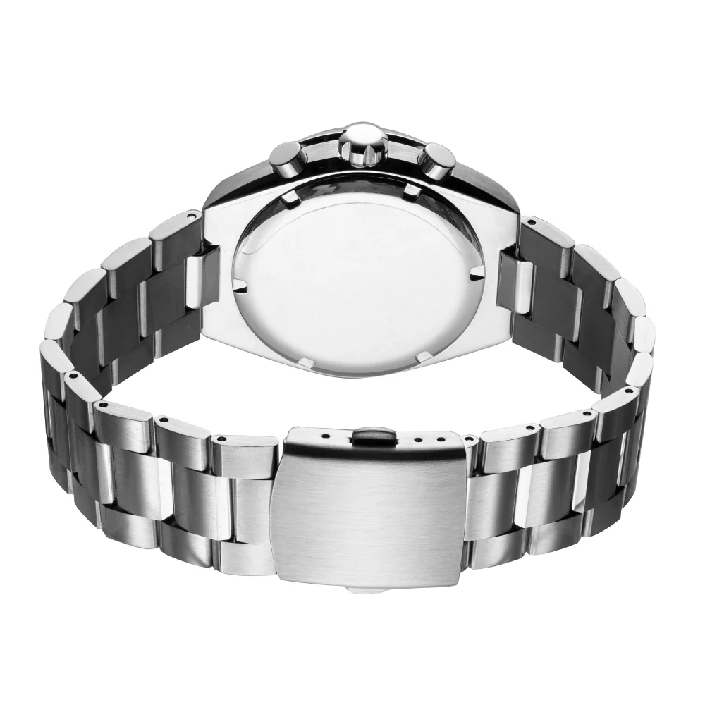 Fullbo Design NF06W-SSSI Elegant Double Push Buckle Stainless Steel Water Resistant Stylish Design - Image 3