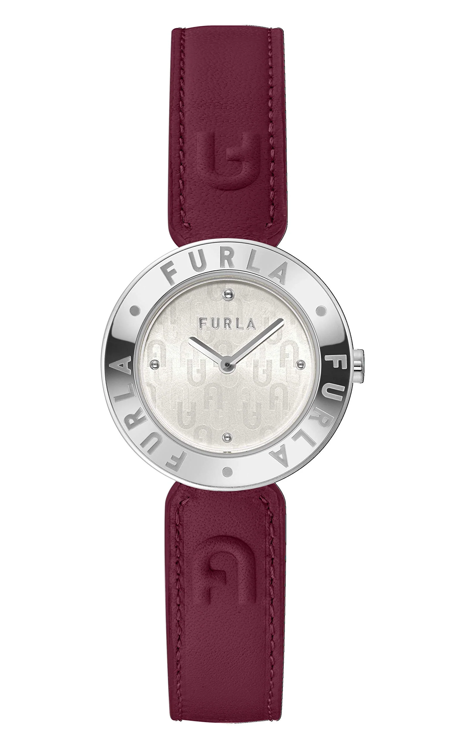 FURLA ESSENTIAL WW00004001L1 Red Round Women's Quartz Watch