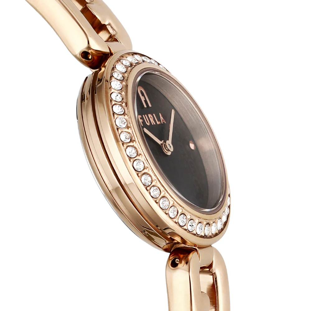 FURLA WW00015018L3 Elegant Black Leather Design Stylish Chain Strap 2-Year Warranty Authentic - Image 2