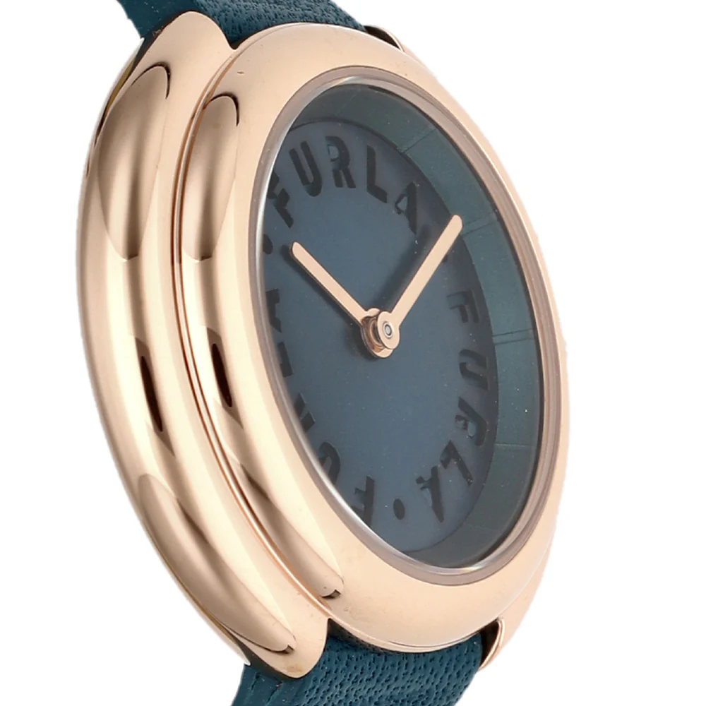 Furla WW00031007L3 Icon Shape Watch Stylish Design Water Resistant 2-Year Warranty Authentic Blue - Image 2