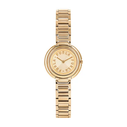FURLA WW00031016L2 Icon Shape Gold Handbag with 2 Year Warranty, Premium Quality, Elegant Design for Everyday Use
