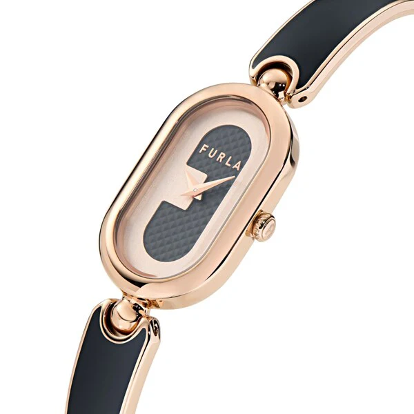 Furla WW00060012L3 Elegant Design Genuine Leather Stainless Steel Case Water Resistant 1-Year Warranty
