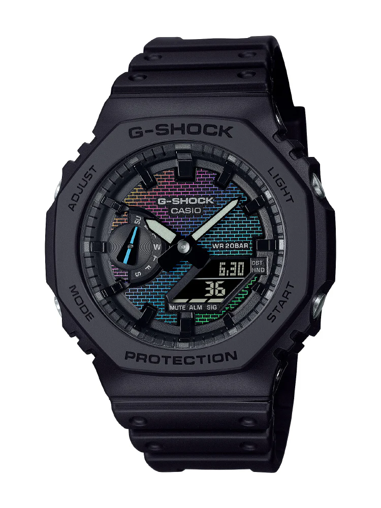 Casio Men's G-Shock Brick Pattern Design GA-2100RW-1AJF - Image 2
