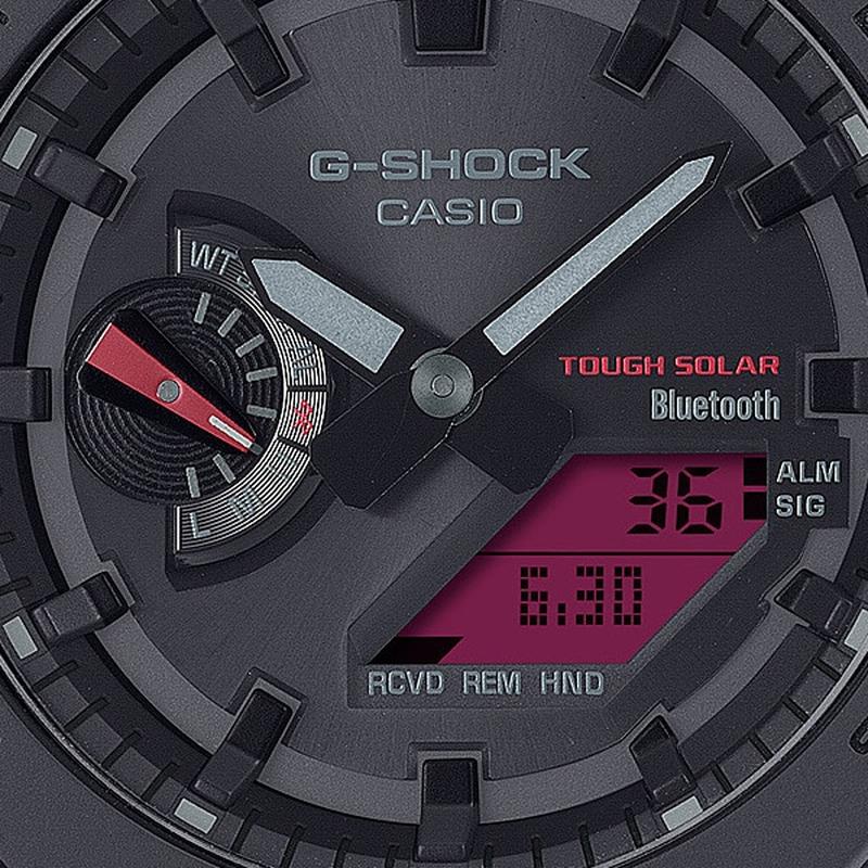 Casio Men's G-Shock Black and Bold Red GA-B2100BBR-1AJF Watch - Image 2