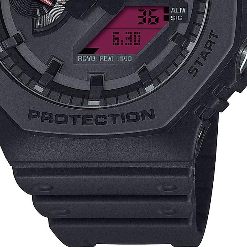 Casio Men's G-Shock Black and Bold Red GA-B2100BBR-1AJF Watch - Image 5