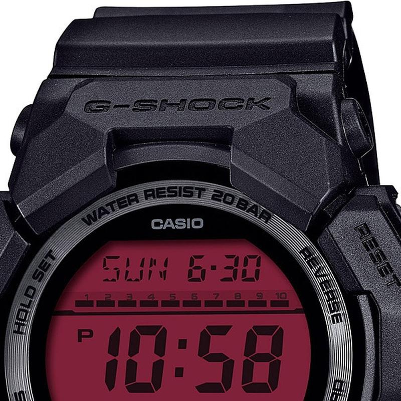 Casio Men's G-SHOCK Black and Bold Red GD-010BBR-1JF Watch - Image 4