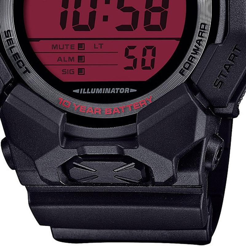 Casio Men's G-SHOCK Black and Bold Red GD-010BBR-1JF Watch - Image 5
