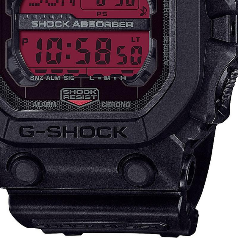 Casio Men's G-Shock Black and Bold Red GX-56BBR-1JF Watch - Image 5