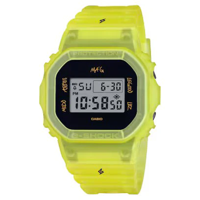 G-shock J Balvin collaboration Interchangeable watch case and strap DWE-5600JB-1A9JR
