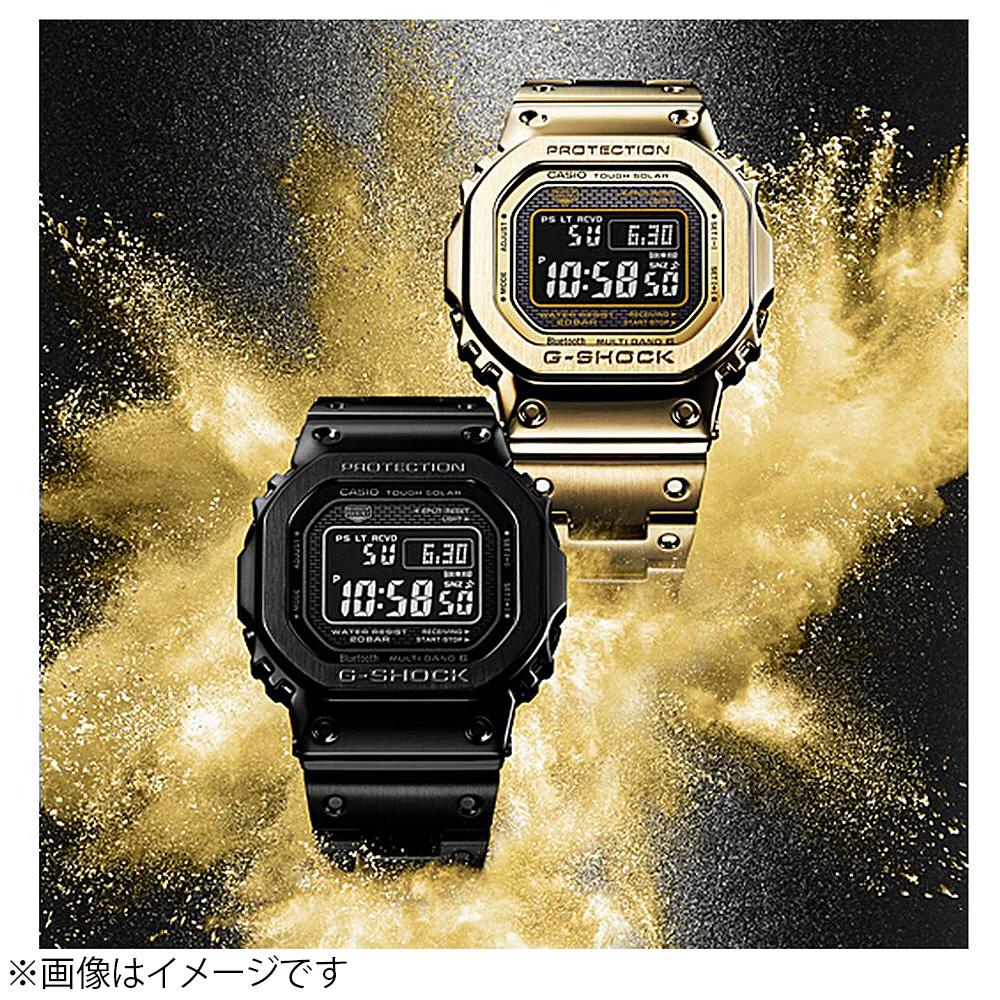 Casio Men's G-SHOCK ORIGIN Solar Radio Watch with Bluetooth, Full Metal, All Black GMW-B5000GD-1JF - Image 11