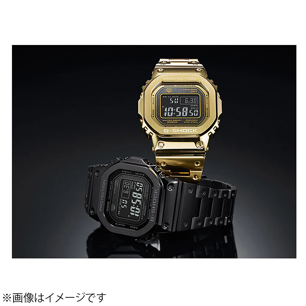 Casio Men's G-SHOCK ORIGIN Solar Radio Watch with Bluetooth, Full Metal, All Black GMW-B5000GD-1JF - Image 12