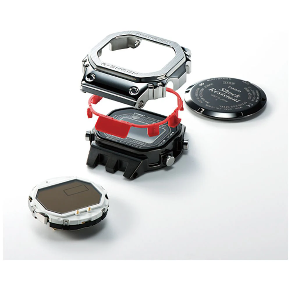 Casio Men's G-SHOCK ORIGIN Solar Radio Watch with Bluetooth, Full Metal, All Black GMW-B5000GD-1JF - Image 13