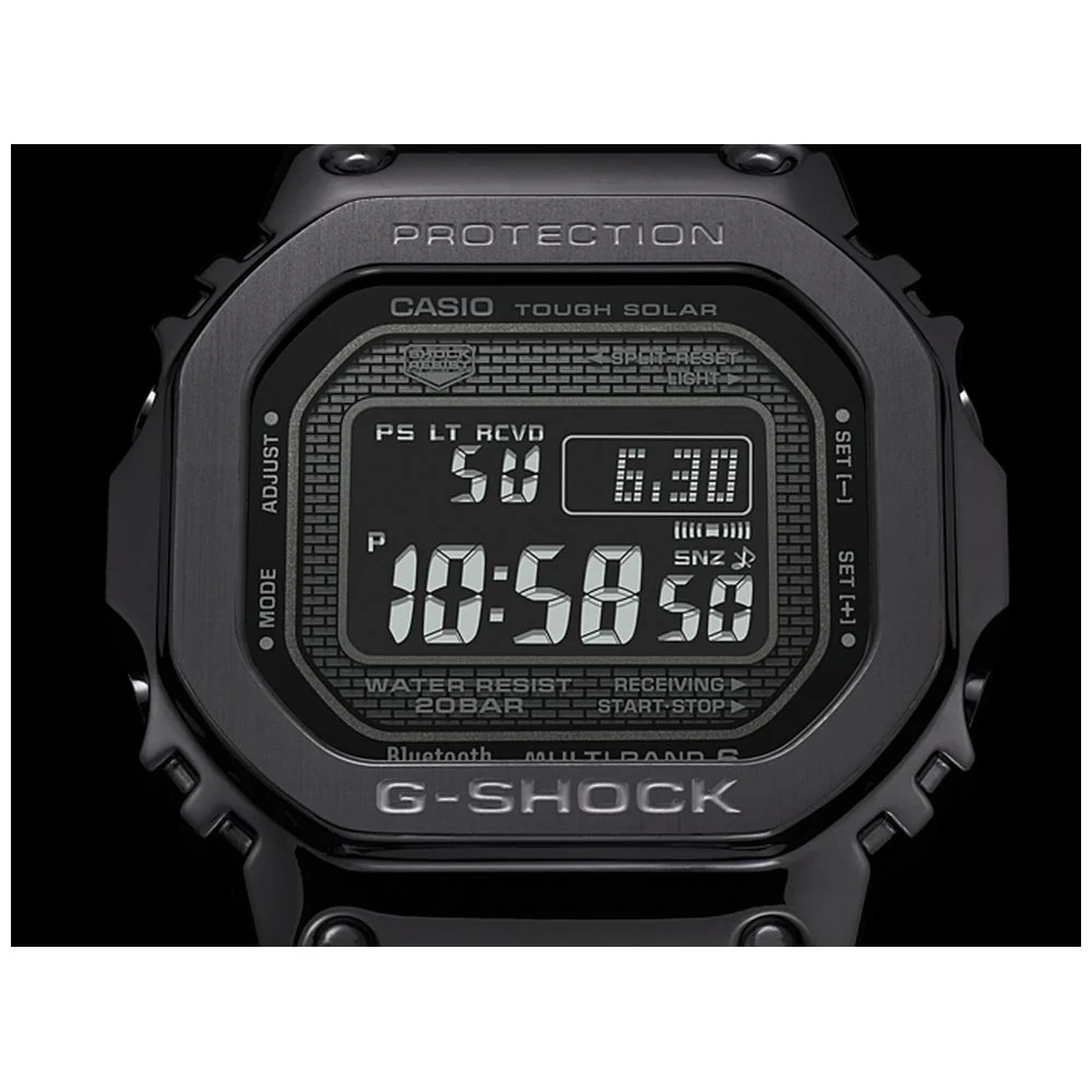 Casio Men's G-SHOCK ORIGIN Solar Radio Watch with Bluetooth, Full Metal, All Black GMW-B5000GD-1JF - Image 8