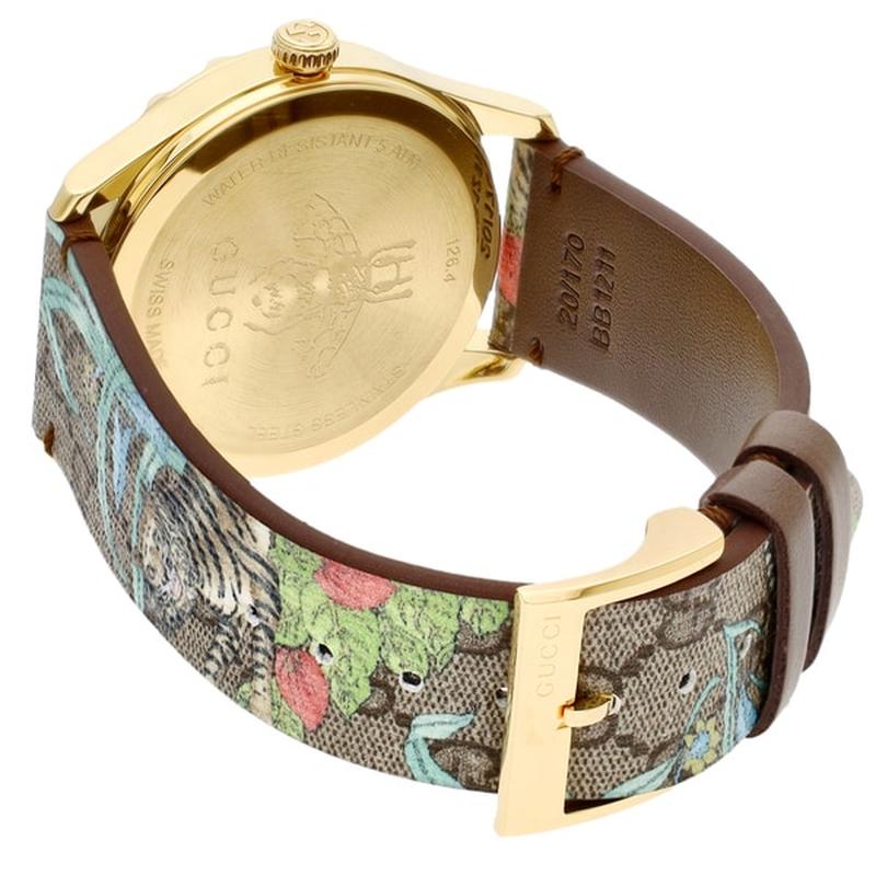 GUCCI G-Timeless 2-Year Warranty Brown YA1264187 - Image 4