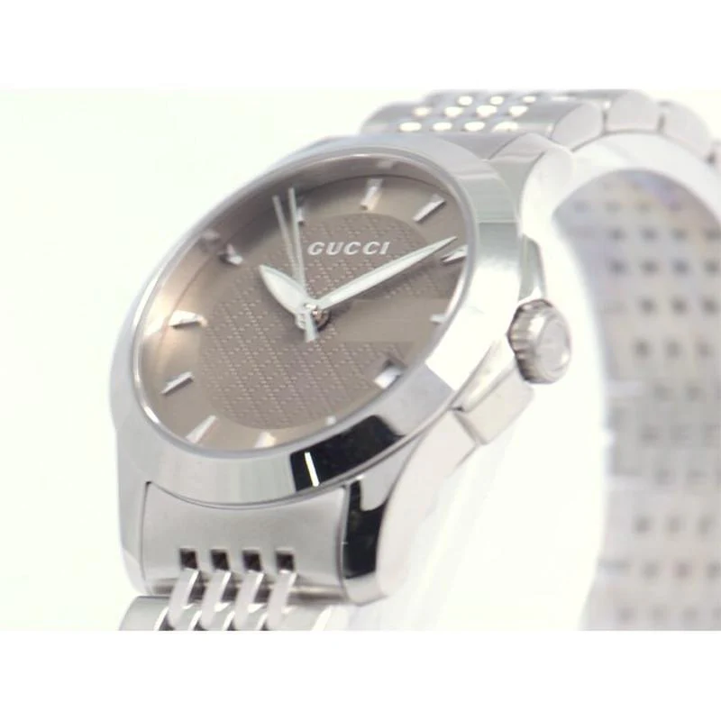 GUCCI G-Timeless 2-Year Warranty Brown YA126503 [Parallel Import] - Image 2