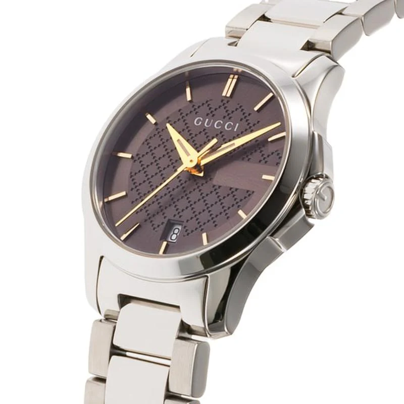 GUCCI G-Timeless 2-Year Warranty Brown YA126529 [Parallel Import] - Image 2