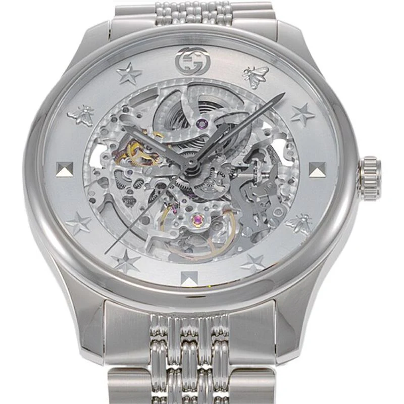 GUCCI G-Timeless 2-Year Warranty Silver YA126357 [Parallel Import] - Image 3