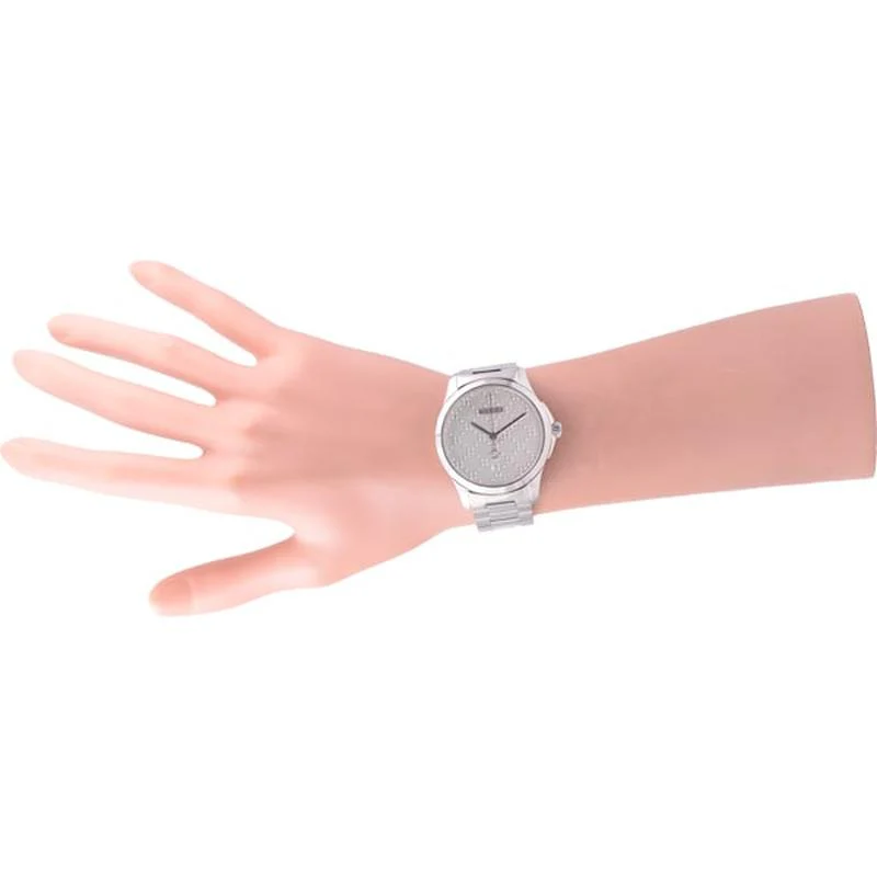 GUCCI G-Timeless 2-Year Warranty Silver YA126459 [Parallel Import] - Image 5