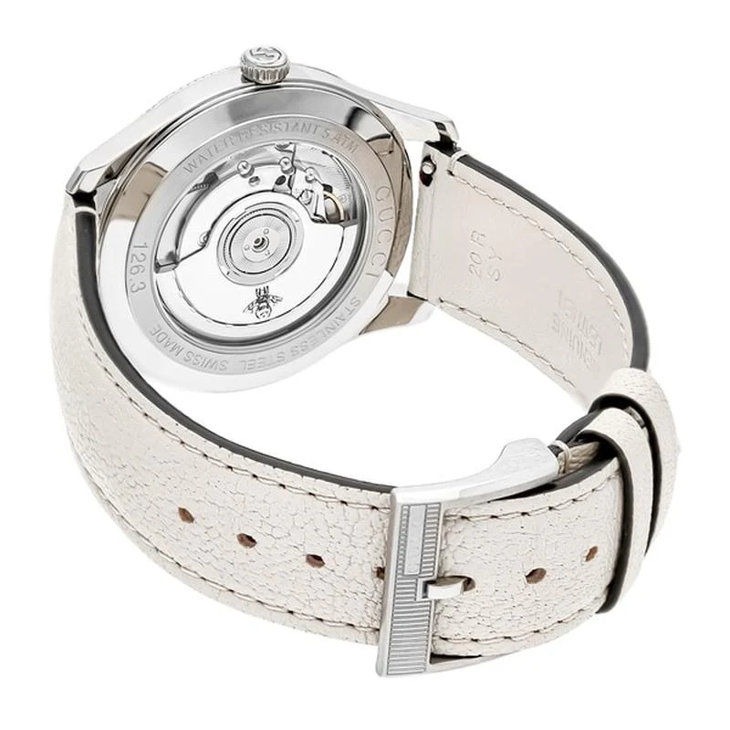 GUCCI G-Timeless 2-Year Warranty White YA126348 [Parallel Import] - Image 4