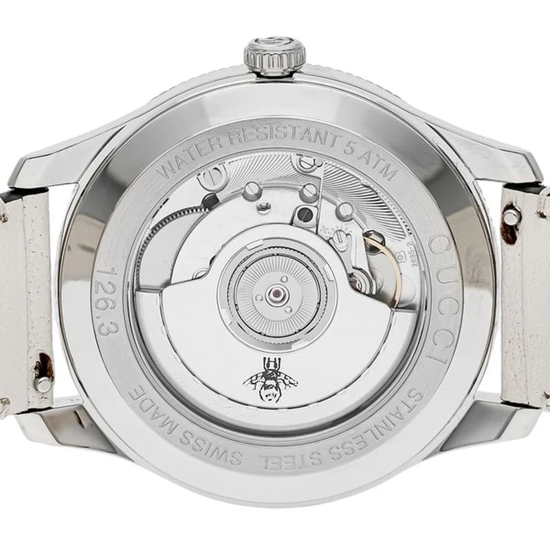 GUCCI G-Timeless 2-Year Warranty White YA126348 [Parallel Import] - Image 5