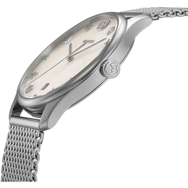 GUCCI G-Timeless 2-Year Warranty White YA1264040 [Parallel Import] - Image 2