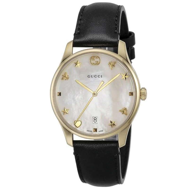 GUCCI G-Timeless 2-Year Warranty White YA1264044 [Parallel Import]