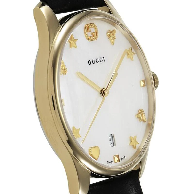 GUCCI G-Timeless 2-Year Warranty White YA1264044 [Parallel Import] - Image 3