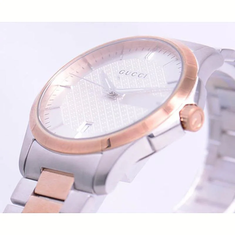 GUCCI G-Timeless 2-Year Warranty YA126447 Silver [Parallel Import] - Image 2