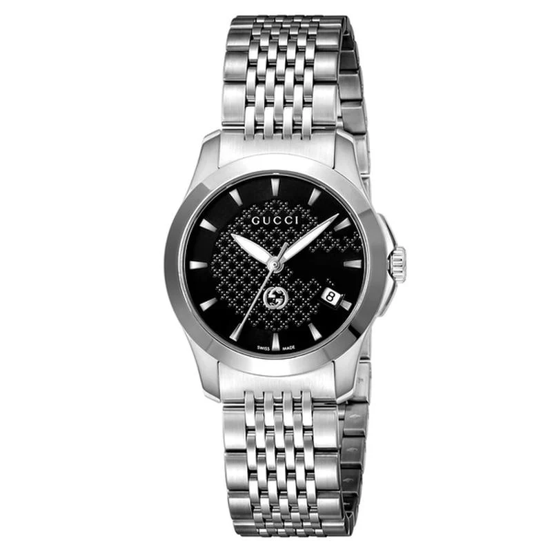 Gucci G-Timeless Women's Black Watch Parallel Import with 2-Year Warranty YA1265006