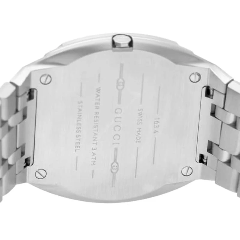 GUCCI Gucci 25H Silver Watch with 2-Year Warranty YA163402 [Parallel Import] - Image 5