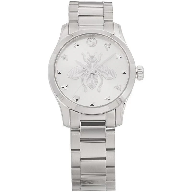Gucci Ladies Watch with Metal Belt, Parallel Import, 2-Year Warranty, Model YA1265045