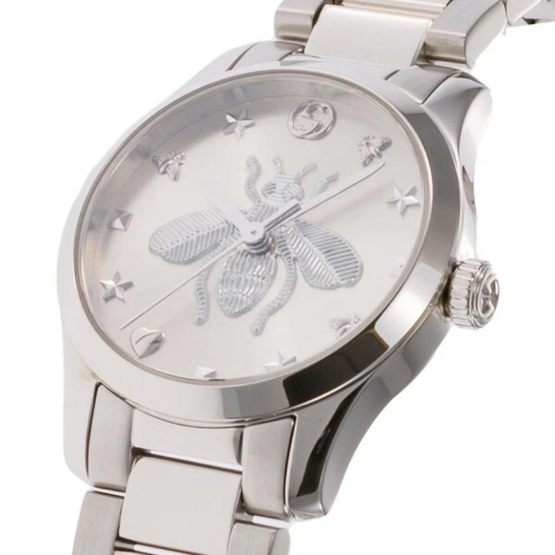 Gucci Ladies Watch with Metal Belt, Parallel Import, 2-Year Warranty, Model YA1265045 - Image 2