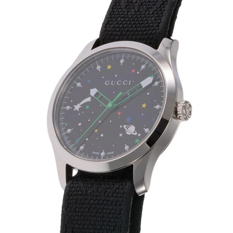 Gucci Men's Nylon Belt Watch Parallel Import with 2-Year Warranty YA1264178 - Image 2