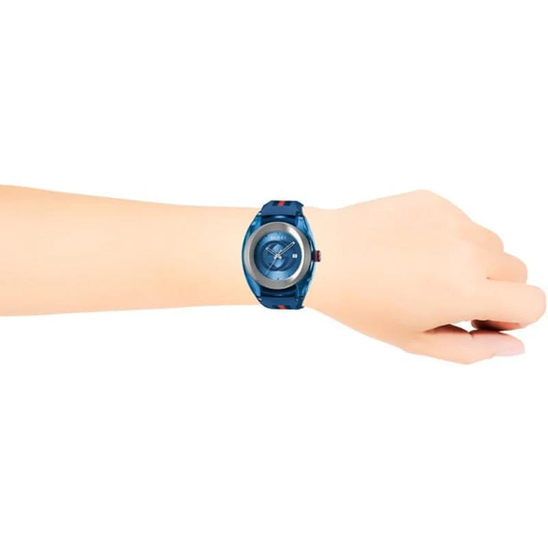 Gucci Men's SYNC Blue Watch Parallel Import with 2-Year Warranty YA137104A - Image 2