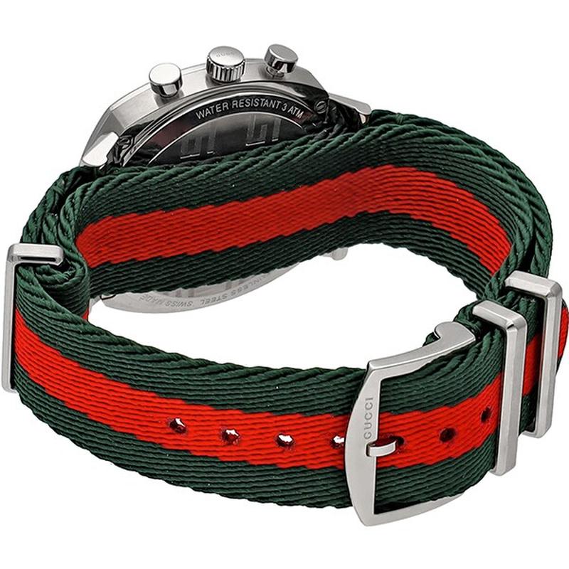 Gucci Men's Watch with Recycled Polyester Strap, Parallel Import, 2-Year Warranty YA157304 - Image 4