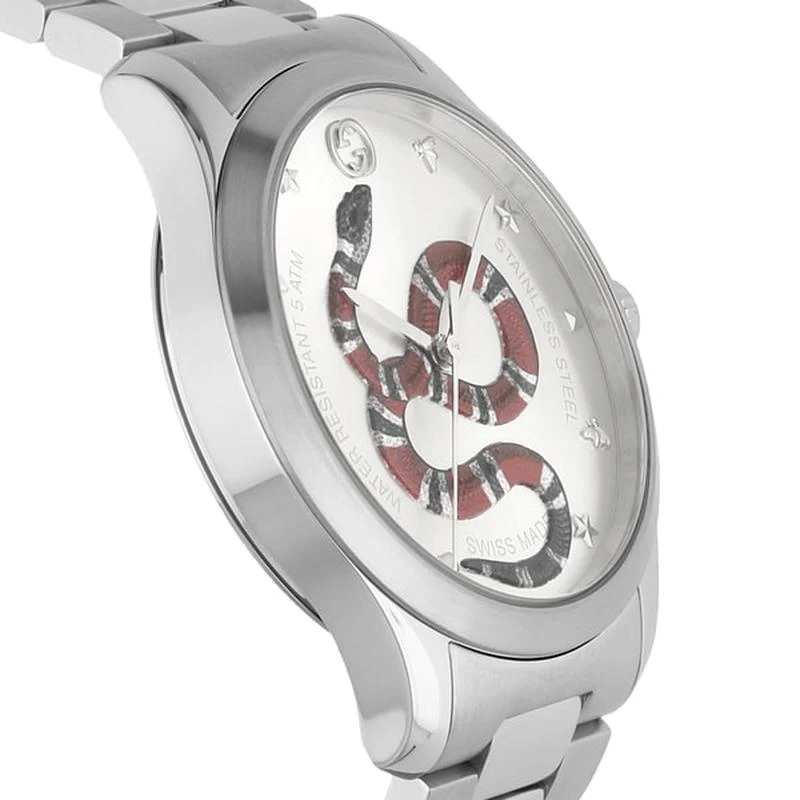 Gucci Men's YA1264076 Metal Belt Watch - Parallel Import with 2-Year Warranty - Image 3