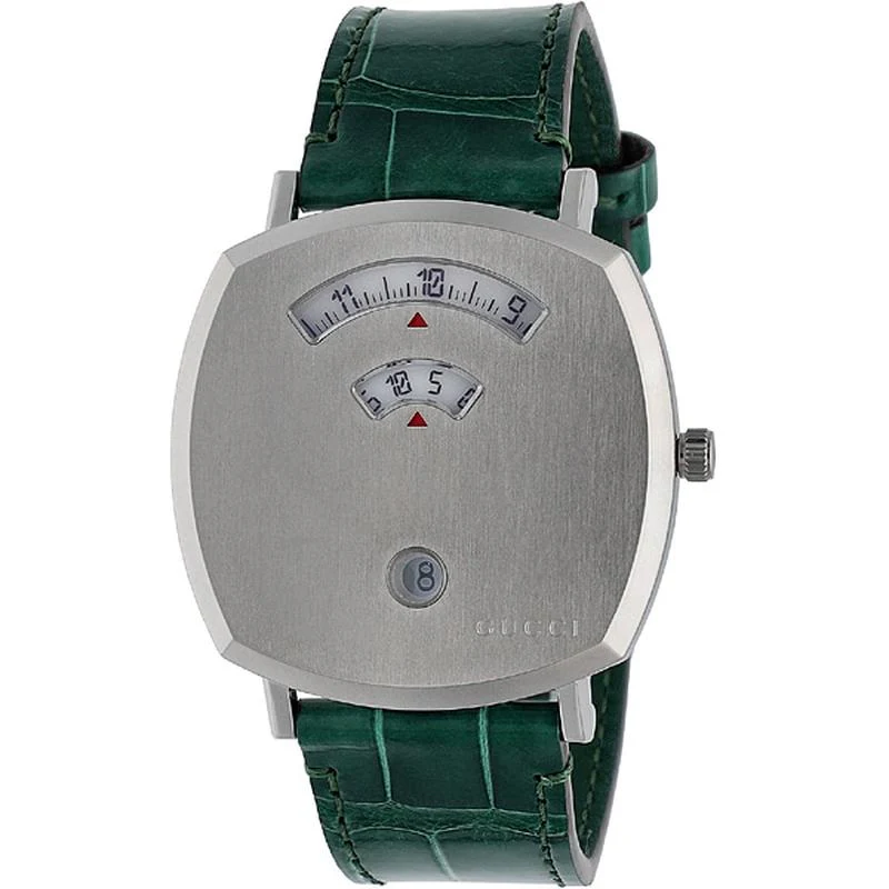 Gucci nan Unisex Leather Belt Imported Watch with 2-Year Warranty YA157414