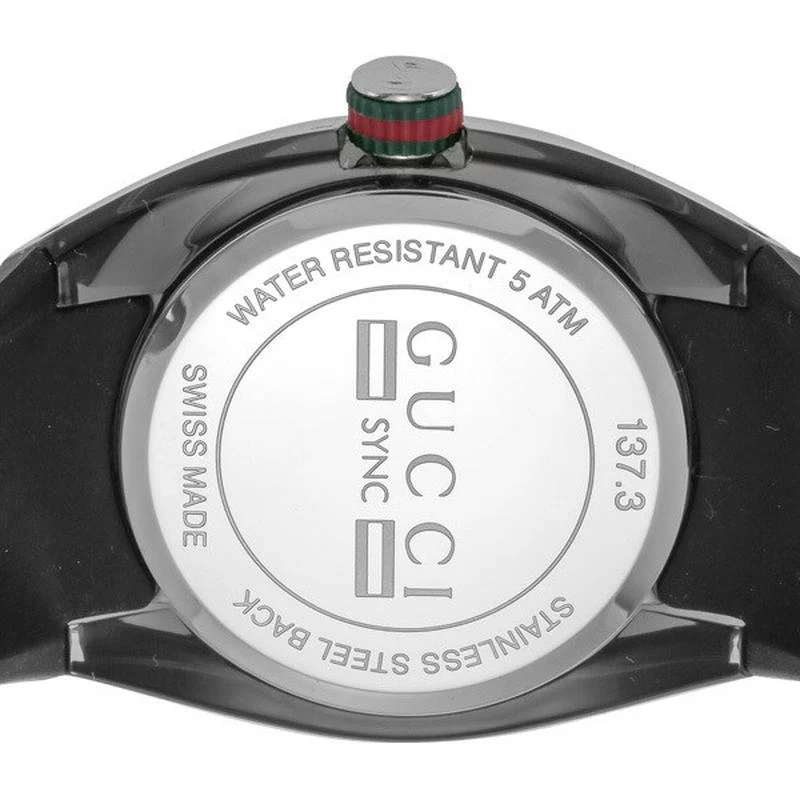 Gucci SYNC Black Women's Watch Parallel Import with 2-Year Warranty YA137301 - Image 5
