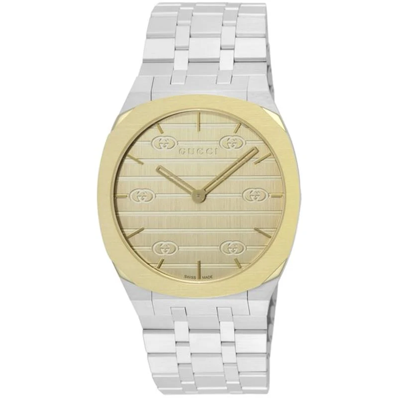 Gucci Unisex Watch with Metal Band, Parallel Import with 2-Year Warranty YA163405