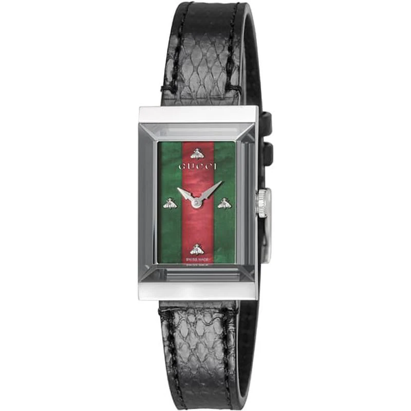 Gucci Women's Leather Belt Watch Parallel Import with 2-Year Warranty YA147403