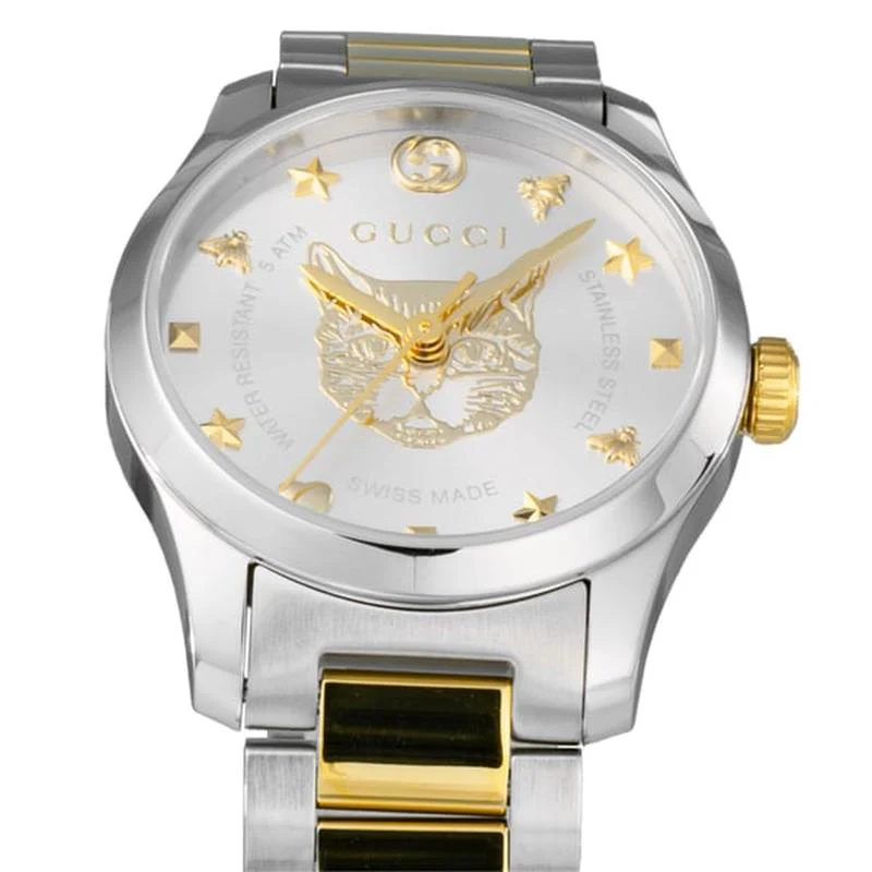 Gucci Women's Metal Belt Watch, Parallel Import with 2-Year Warranty YA126596 - Image 3